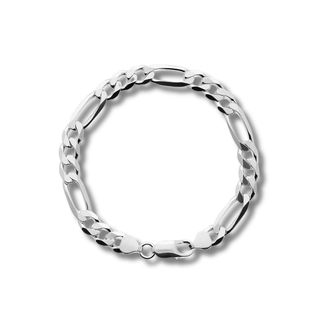 8MM Figaro Bracelet